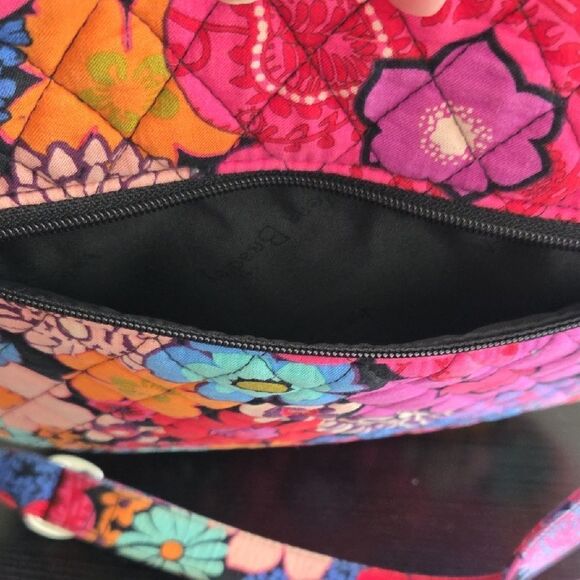 Vera Bradley Foral Quilted Crossbody Bag - Picture 7 of 11